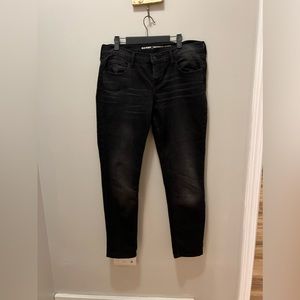 Black stretchy denim jeans